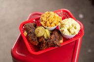 A serving of Chicken from Red's Hot Chicken (Image via Instagram/@reds_hotchicken)